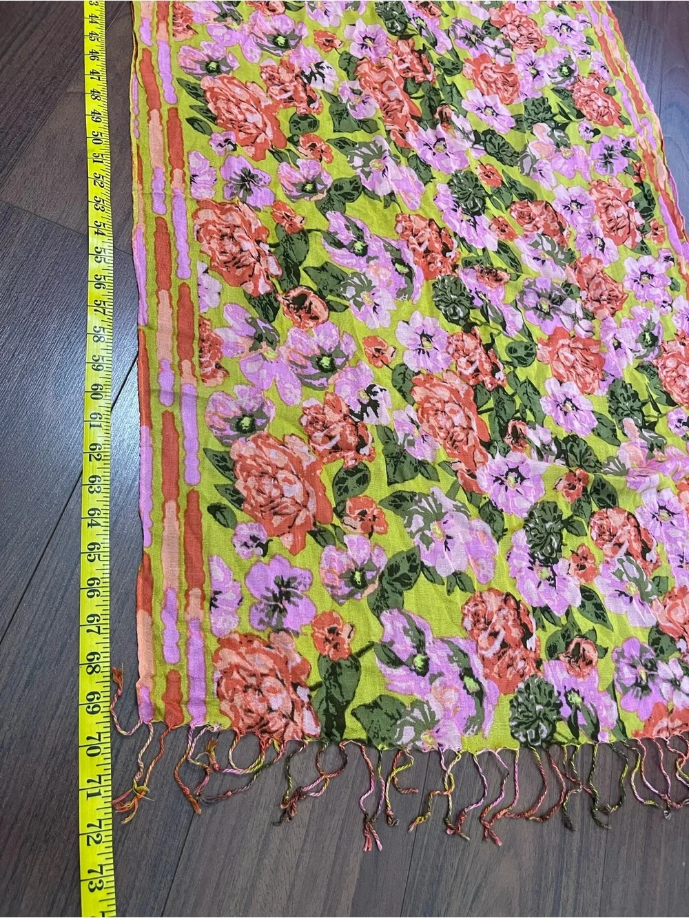 Isaac Mizrahi Live! floral scarf like new